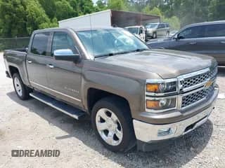 2014 Chevrolet Silverado 1500 LTZ with VIN 3GCUKSEC8EG439914, listed as a IAAI auction lot 42571852 with 75,593 mi miles and . Bid and sale history available at DreamBid. Image 1.