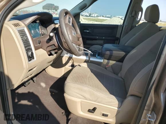 2009 Dodge 1500 SLT with VIN 1D3HB18P89S780875, listed as a Copart auction lot 75644624 with 99,614 mi miles and Salvage title. Bid and sale history available at DreamBid. Image 7.