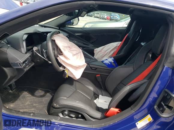 2025 Chevrolet Corvette 2LT with VIN 1G1YB2D44S5103927, listed as a Copart auction lot 81372915 with 5,969 mi miles and Salvage title. Bid and sale history available at DreamBid. Image 7.
