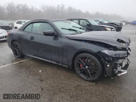 2023 BMW 4 Series 430i xDrive with VIN WBA43AT09PCL18313, listed as a Copart auction lot 45157215 with 20,055 mi miles and Salvage title. Bid and sale history available at DreamBid. Image 4.