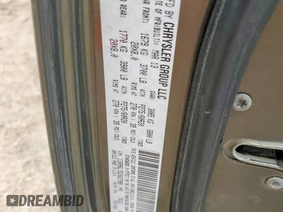 2013 Ram 1500 Outdoorsman z VIN 1C6RR6LT6DS627986, wystawiony jako Copart lot #81571925 z przebiegiem 216 047 mil mil oraz Czysty tytuł • Clean title. Historia ofert i sprzedaży dostępna na DreamBid. Obrazek 12.