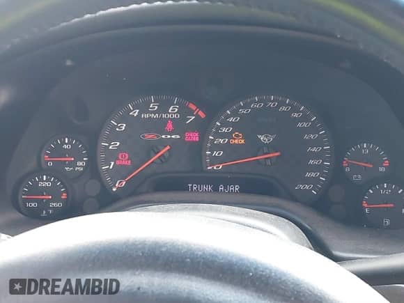 2001 Chevrolet Corvette Z06 with VIN 1G1YY12S915127617, listed as a IAAI auction lot 41620619 with 77,868 mi miles and . Bid and sale history available at DreamBid. Image 7.