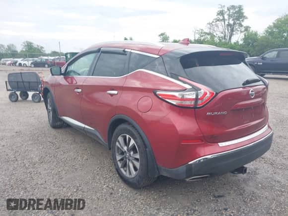 2017 Nissan Murano S with VIN 5N1AZ2MH0HN173436, listed as a IAAI auction lot 42459274 with 142,731 mi miles and . Bid and sale history available at DreamBid. Image 3.