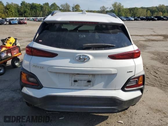 2020 Hyundai Kona SEL Plus с VIN KM8K6CAA2LU584698, выставлен на аукционе Copart как лот 80521825 с пробегом 25 883 миль миль и Списание • Salvage title. История ставок и продаж доступна на DreamBid. Изображение 6.