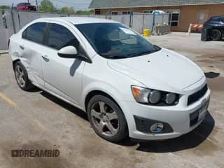 2015 Chevrolet Sonic LTZ with VIN 1G1JE5SBXF4140813, listed as a IAAI auction lot 42219942 with 102,165 mi miles and . Bid and sale history available at DreamBid. Image 1.