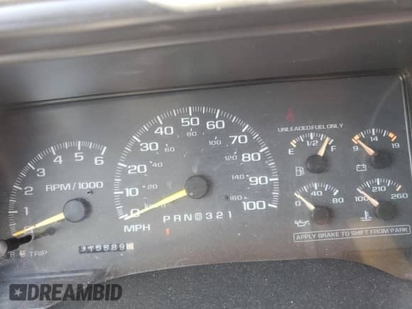 1999 Chevrolet Suburban z VIN 1GNGK26J3XJ386171, wystawiony jako Copart lot #43266315 z przebiegiem 315 589 mil mil oraz Szkoda całkowita • Salvage title. Historia ofert i sprzedaży dostępna na DreamBid. Obrazek 9.