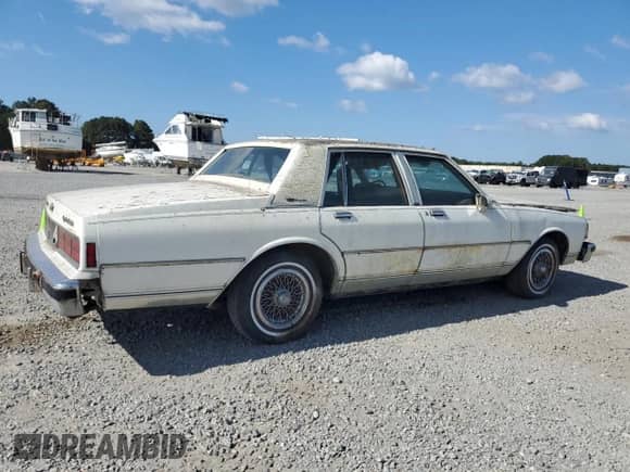 1987 Chevrolet Caprice с VIN 1G1BU51H3HX209971, выставлен на аукционе Copart как лот 80747555 с пробегом 50 804 миль миль и Чистый • Clean title. История ставок и продаж доступна на DreamBid. Изображение 3.