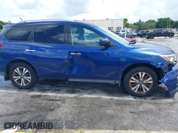 2017 Nissan Pathfinder SL with VIN 5N1DR2MN7HC691087, listed as a IAAI auction lot 42763301 with 85,647 mi miles and . Bid and sale history available at DreamBid. Image 17.