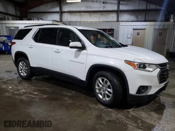 2021 Chevrolet Traverse LT Cloth with VIN 1GNEVGKW7MJ159543, listed as a Copart auction lot 61096455 with 29,274 mi miles and Salvage title. Bid and sale history available at DreamBid. Image 4.