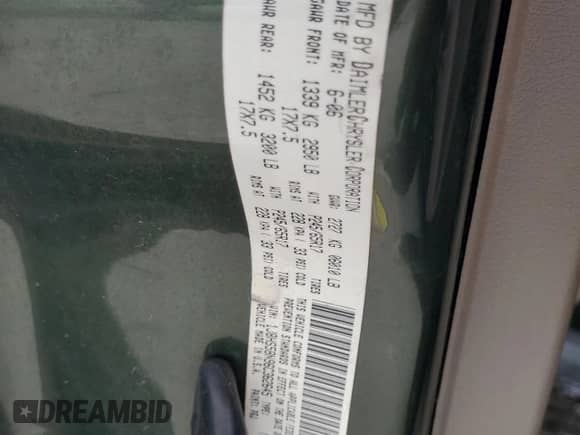 2006 Jeep Grand Cherokee Limited with VIN 1J8HS58N96C362645, listed as a Copart auction lot 71796665 with Not provided miles and Salvage title. Bid and sale history available at DreamBid. Image 13.