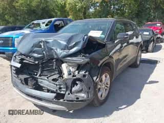 2020 Chevrolet Blazer LT z VIN 3GNKBHRS7LS592619, wystawiony jako IAAI lot #43213852 z przebiegiem 282 892 mil mil oraz . Historia ofert i sprzedaży dostępna na DreamBid. Obrazek 2.