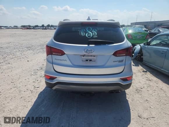 2018 Hyundai Santa Fe Ultimate with VIN 5XYZW4LA1JG505641, listed as a Copart auction lot 71663355 with 94,950 mi miles and Clean title. Bid and sale history available at DreamBid. Image 6.