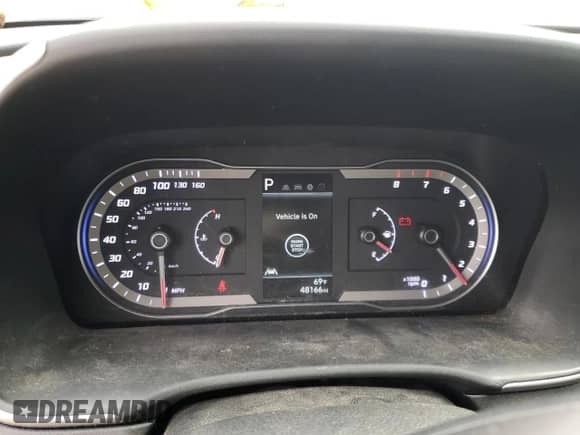 2022 Hyundai Santa Cruz SEL with VIN 5NTJBDAE7NH026400, listed as a Copart auction lot 68835345 with 48,166 mi miles and Salvage title. Bid and sale history available at DreamBid. Image 9.