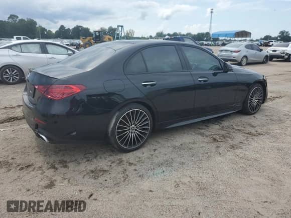 2023 Mercedes-Benz C 300 with VIN W1KAF4GB3PR144218, listed as a Copart auction lot 67360605 with 28,672 mi miles and Salvage title. Bid and sale history available at DreamBid. Image 3.