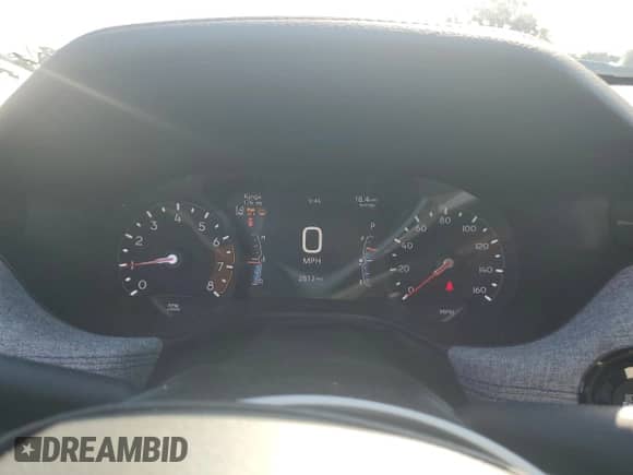 2025 Jeep Compass Sport with VIN 3C4NJDAN1ST540693, listed as a Copart auction lot 81114245 with 2,813 mi miles and Salvage title. Bid and sale history available at DreamBid. Image 9.