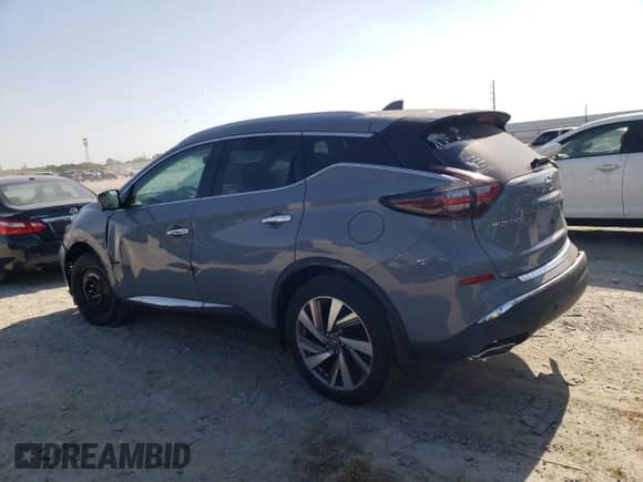 2021 Nissan Murano SL z VIN 5N1AZ2CJ1MC116561, wystawiony jako Copart lot #57277645 z przebiegiem 24 237 mil mil oraz Czysty tytuł • Clean title. Historia ofert i sprzedaży dostępna na DreamBid. Obrazek 2.