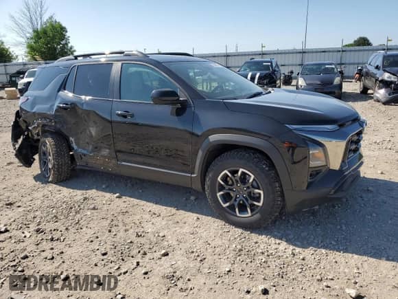 2025 Chevrolet Equinox AWD ACTIV with VIN 3GNAXSEG2SL222697, listed as a Copart auction lot 62753125 with 1,984 mi miles and Salvage title. Bid and sale history available at DreamBid. Image 4.