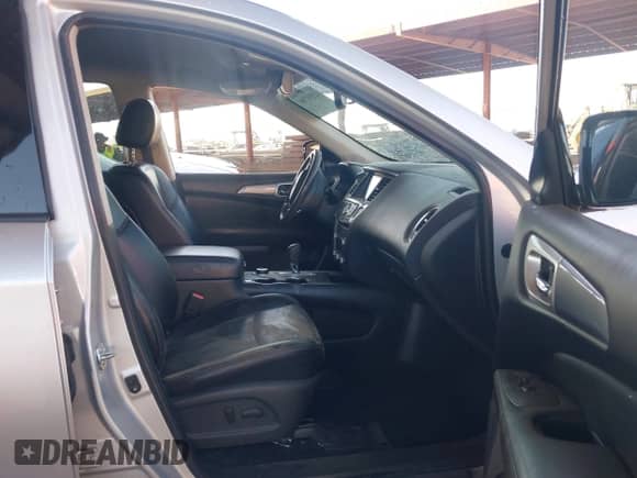 2017 Nissan Pathfinder SV with VIN 5N1DR2MM3HC696441, listed as a IAAI auction lot 42551768 with 85,578 mi miles and . Bid and sale history available at DreamBid. Image 5.