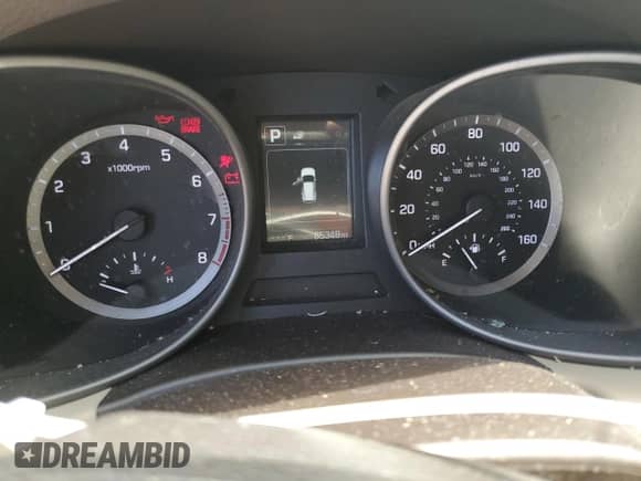 2017 Hyundai Santa Fe 2.4L with VIN 5NMZU3LB7HH036340, listed as a Copart auction lot 66834155 with 65,348 mi miles and Salvage title. Bid and sale history available at DreamBid. Image 9.