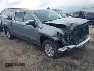 2024 GMC Sierra 1500 SLE with VIN 1GTUUBED0RZ149076, listed as a IAAI auction lot 42879830 with 40,579 mi miles and . Bid and sale history available at DreamBid. Image 1.