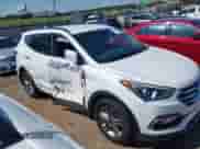 2018 Hyundai Santa Fe 2.4L with VIN 5XYZU3LB9JG565403, listed as a IAAI auction lot 43121028 with 54,350 mi miles and . Bid and sale history available at DreamBid. Image 13.