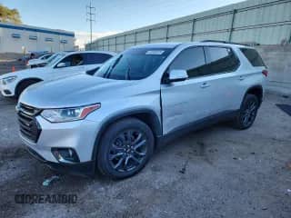 2020 Chevrolet Traverse RS с VIN 1GNERJKWXLJ253528, выставлен на аукционе Copart как лот 81049075 с пробегом 58 981 миль миль и Списание • Salvage title. История ставок и продаж доступна на DreamBid. Изображение 1.