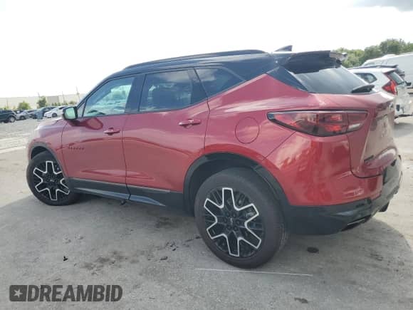 2024 Chevrolet Blazer RS with VIN 3GNKBERS0RS210714, listed as a Copart auction lot 60377765 with 15,915 mi miles and Non repairable. Bid and sale history available at DreamBid. Image 2.