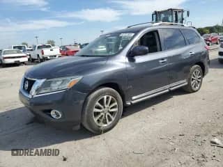 2013 Nissan Pathfinder SV with VIN 5N1AR2MNXDC682221, listed as a Copart auction lot 85281885 with Not provided miles and Clean title. Bid and sale history available at DreamBid. Image 1.