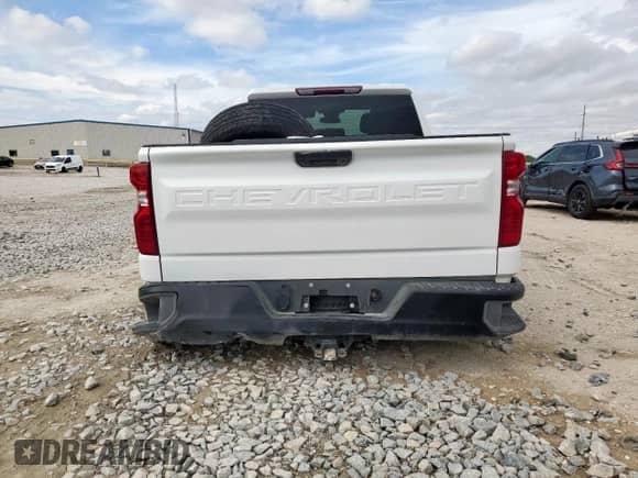 2024 Chevrolet Silverado 1500 Work Truck with VIN 1GCRAAEK5RZ266966, listed as a Copart auction lot 44538425 with 20,441 mi miles and Salvage title. Bid and sale history available at DreamBid. Image 6.