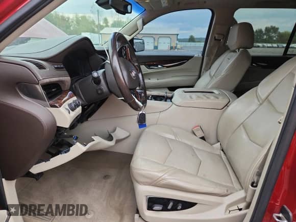 2015 Cadillac Escalade Luxury with VIN 1GYS4BKJ2FR210046, listed as a Copart auction lot 81518405 with 166,816 mi miles and Salvage title. Bid and sale history available at DreamBid. Image 7.