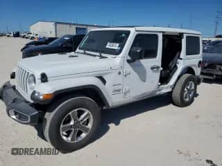 2023 Jeep Wrangler Sahara Altitude with VIN 1C4HJXEG5PW511516, listed as a Copart auction lot 70035614 with 10,761 mi miles and Salvage title. Bid and sale history available at DreamBid. Image 1.