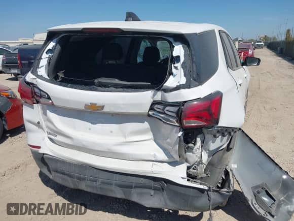 2024 Chevrolet Equinox LS with VIN 3GNAXHEG2RL303650, listed as a IAAI auction lot 43416770 with 26,457 mi miles and . Bid and sale history available at DreamBid. Image 6.