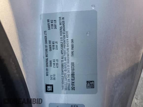 2011 Chevrolet Camaro 2SS z VIN 2G1FK1EJ8B9107388, wystawiony jako Copart lot #82727055 z przebiegiem 52 601 mil mil oraz Szkoda całkowita • Salvage title. Historia ofert i sprzedaży dostępna na DreamBid. Obrazek 12.