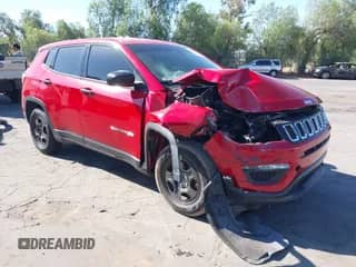 2020 Jeep Compass Sport z VIN 3C4NJCABXLT144330, wystawiony jako IAAI lot #42676734 z przebiegiem 25 126 mil mil oraz . Historia ofert i sprzedaży dostępna na DreamBid. Obrazek 1.