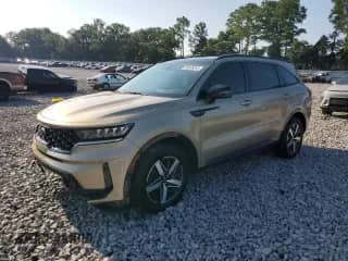 2021 Kia Sorento S with VIN 5XYRL4LC6MG061705, listed as a Copart auction lot 69565045 with 53,327 mi miles and Salvage title. Bid and sale history available at DreamBid. Image 1.