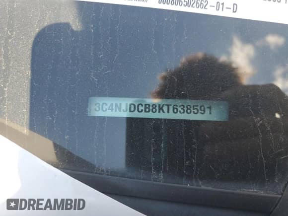 2019 Jeep Compass Limited z VIN 3C4NJDCB8KT638591, wystawiony jako Copart lot #82241535 z przebiegiem 50 319 mil mil oraz Czysty tytuł • Clean title. Historia ofert i sprzedaży dostępna na DreamBid. Obrazek 13.