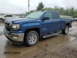 2019 GMC Sierra 1500 SLE with VIN 2GTV2MEC7K1100307, listed as a Copart auction lot 60976895 with 61,890 mi miles and Clean title. Bid and sale history available at DreamBid. Image 1.