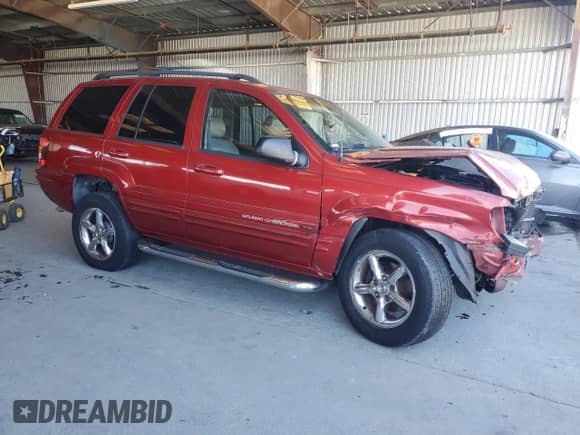 2002 Jeep Grand Cherokee Limited with VIN 1J4GW58N12C202691, listed as a Copart auction lot 64265975 with 118,480 mi miles and Salvage title. Bid and sale history available at DreamBid. Image 4.