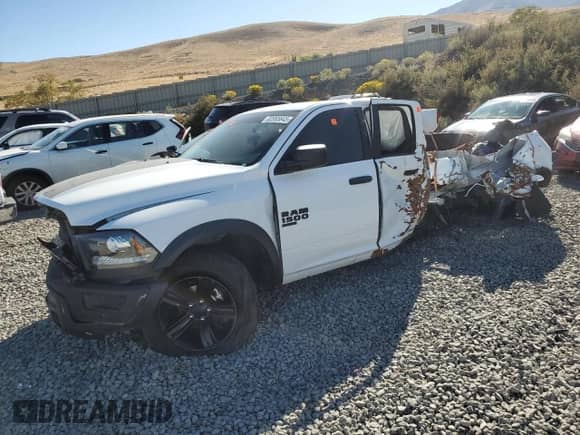 2021 Ram 1500 Warlock z VIN 1C6RR7GG2MS531291, wystawiony jako Copart lot #82065645 z przebiegiem Nie podano mil oraz Szkoda całkowita • Salvage title. Historia ofert i sprzedaży dostępna na DreamBid. Obrazek 1.