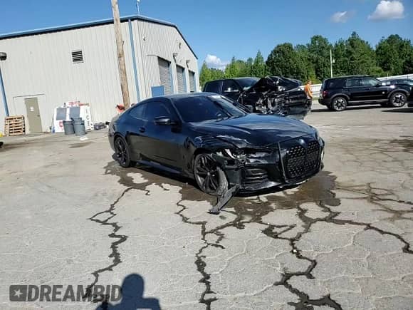 2023 BMW 4 Series 430i xDrive with VIN WBA73AP02PCL47210, listed as a Copart auction lot 72401194 with 27,518 mi miles and Salvage title. Bid and sale history available at DreamBid. Image 13.