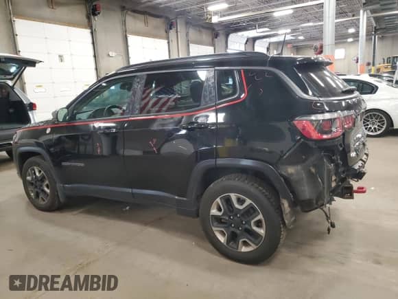 2018 Jeep Compass Trailhawk с VIN 3C4NJDDB5JT367132, выставлен на аукционе Copart как лот 84567535 с пробегом 136 876 миль миль и Списание • Salvage title. История ставок и продаж доступна на DreamBid. Изображение 2.