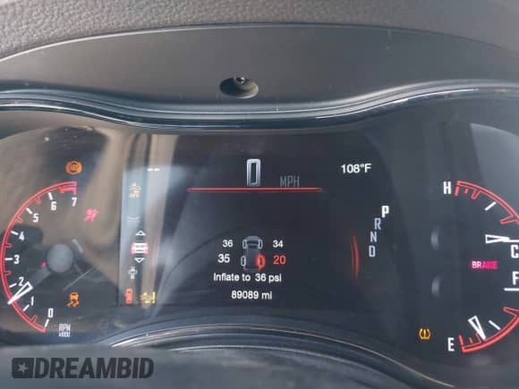 2018 Dodge Durango GT with VIN 1C4RDHDG5JC403215, listed as a IAAI auction lot 42555371 with 89,089 mi miles and . Bid and sale history available at DreamBid. Image 7.