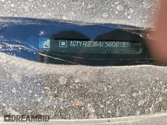 2015 Chevrolet Corvette Z06 2LZ с VIN 1G1YR2D64F5606585, выставлен на аукционе Copart как лот 76243904 с пробегом Не указан миль и Списание • Salvage title. История ставок и продаж доступна на DreamBid. Изображение 13.