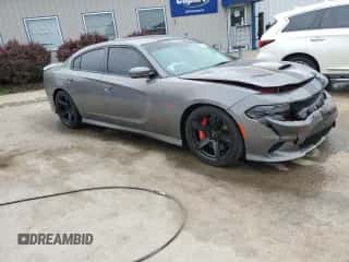 2016 Dodge Charger SRT Hellcat with VIN 2C3CDXL96GH317408, listed as a Copart auction lot 62300865 with 39,677 mi miles and Salvage title. Bid and sale history available at DreamBid. Image 4.