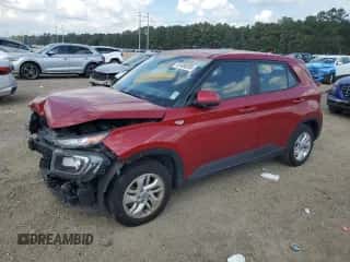 2021 Hyundai Venue SE with VIN KMHRB8A32MU069811, listed as a Copart auction lot 81488385 with 76,509 mi miles and Salvage title. Bid and sale history available at DreamBid. Image 1.