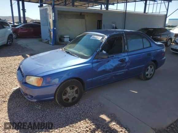 2002 Hyundai Accent GL с VIN KMHCG45C32U332833, выставлен на аукционе Copart как лот 66539644 с пробегом 69 763 миль миль и Списание • Salvage title. История ставок и продаж доступна на DreamBid. Изображение 1.