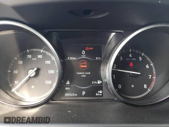 2017 Land Rover Discovery Sport SE with VIN SALCP2BG0HH671558, listed as a Copart auction lot 77657114 with 95,523 mi miles and Salvage title. Bid and sale history available at DreamBid. Image 9.