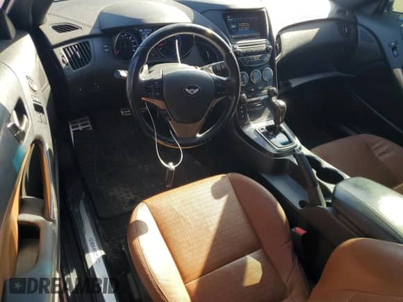 2015 Hyundai Genesis Coupe Ultimate with VIN KMHHU6KJ5FU128280, listed as a Copart auction lot 77633804 with 90,252 mi miles and Salvage title. Bid and sale history available at DreamBid. Image 8.