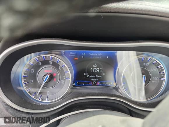 2022 Chrysler 300 Touring L with VIN 2C3CCADG6NH131183, listed as a Copart auction lot 65978905 with 74,698 mi miles and Salvage title. Bid and sale history available at DreamBid. Image 9.