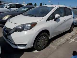 2017 Nissan Note S Plus with VIN 3N1CE2CP8HL365174, listed as a Copart auction lot 84225295 with 51,302 mi miles and Salvage title. Bid and sale history available at DreamBid. Image 1.